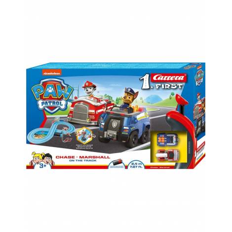 Carrera Slot 1.First: Paw Patrol - Chase & Marshall On the Track 1:50 (20063033)