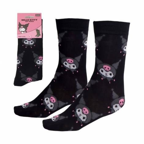 Cerda Apparel: Sanrio - Hello Kitty & Friends - Kuromi Adult Socks (36-43) (2900003026)