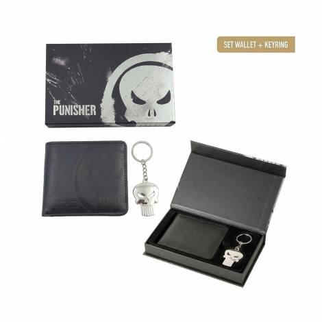 Cerda Marvel: Punisher - Wallet & Keyring Set (2600003417)