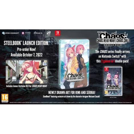 Chaos Head Noah & Chaos Child - Double Pack - Steelbook Launch Edition (NINTENDO SWITCH)
