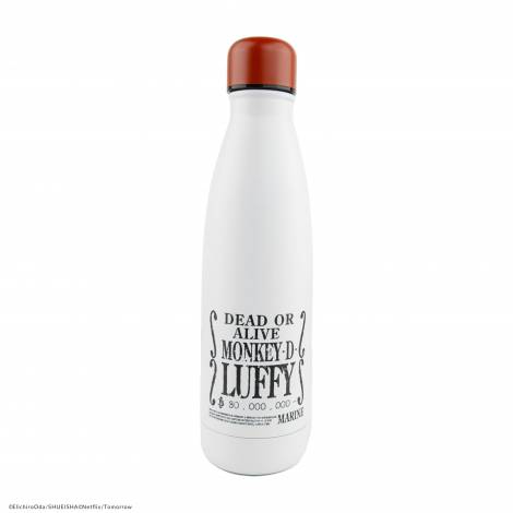 Cinereplicas Animation: One Piece - Wanted Luffy Stainless Water Bottle (CR4092)