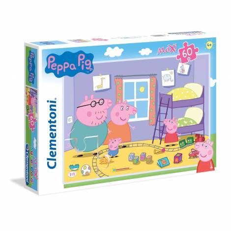 Clementoni Παιδικό Παζλ Maxi Super Color Peppa Pig 60 τμχ