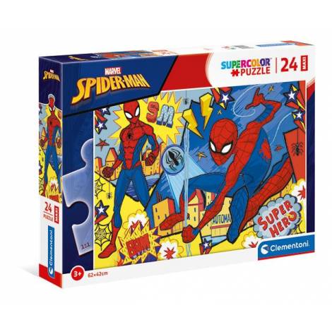 Clementoni Παιδικό Παζλ Maxi Super Color Spiderman 24 τμχ