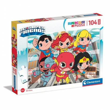 Clementoni Παιδικό Παζλ Maxi Super Color Superfriends 104 τμχ