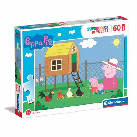 Clementoni Παιδικό Παζλ Maxi Supercolor Peppa Pig 60 τμχ