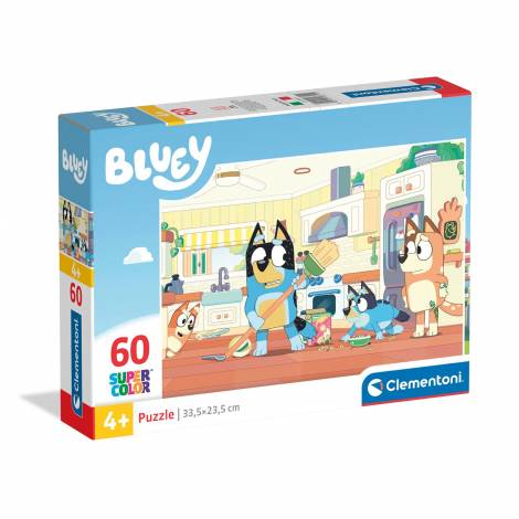 Clementoni Παιδικό Παζλ Super Color Bluey 60 τμχ