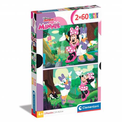 Clementoni Παιδικό Παζλ Super Color Disney Minnie 2x60 τμχ