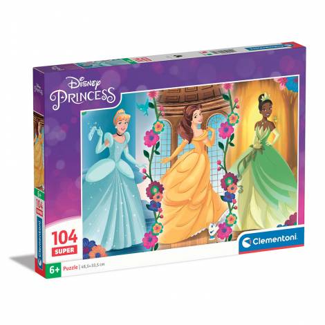 Clementoni Παιδικό Παζλ Super Color Disney Πριγκίπισσες 104 τμχ