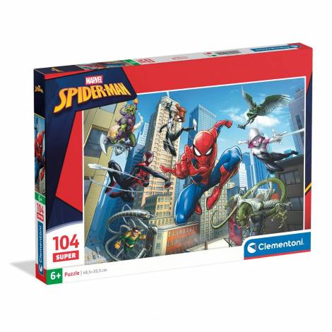 Clementoni Παιδικό Παζλ Super Color Marvel SpiderMan 104 τμχ