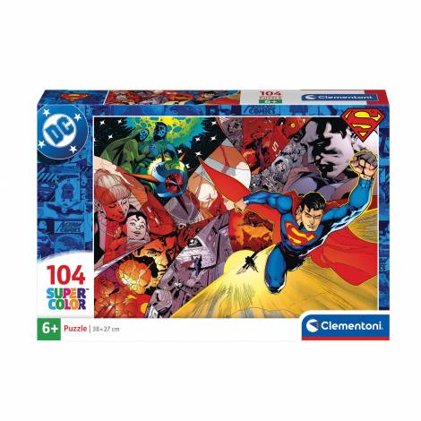 Clementoni Παιδικό Παζλ Super Color Super-Man 104 τμχ