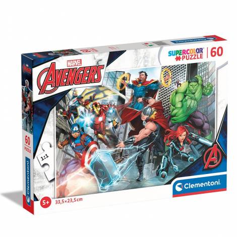 Clementoni Παιδικό Παζλ Super Color The Avengers 60 τμχ