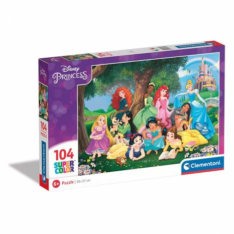 Clementoni Παιδικό Παζλ Supercolor Disney Πριγκίπισσες 104 τμχ