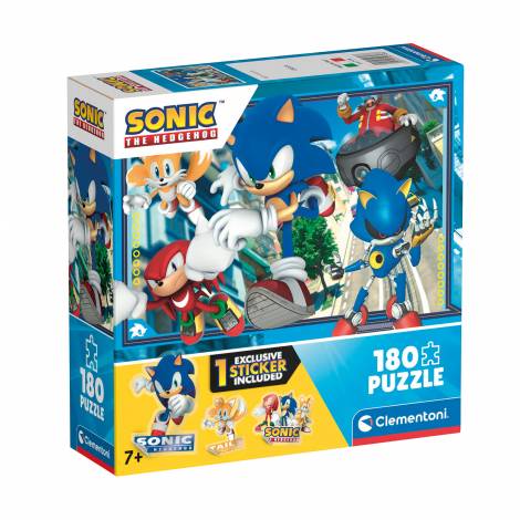 Clementoni Παιδικό Παζλ Supercolor Sonic 180 τμχ
