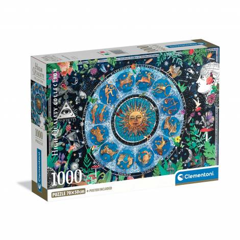 Clementoni Παζλ High Quality Collection Αστρολογικός Χάρτης 1000 τμχ - Compact Box
