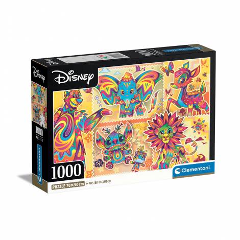 Clementoni Παζλ High Quality Collection Disney Classics 1000 τμχ - Compact Box