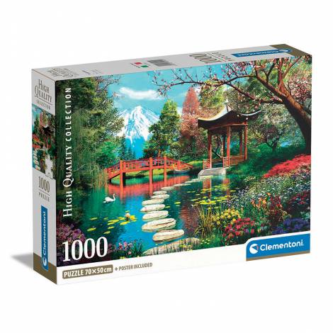 Clementoni Παζλ High Quality Collection Κάστρο Χιμέτζι Την Άνοιξη 1000 τμχ - Compact Box
