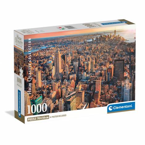 Clementoni Παζλ High Quality Collection Νέα Υόρκη 1000 τμχ - Compact Box