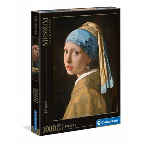 Clementoni Παζλ Museum Collection Vermeer: Κορίτσι Με Μαργαριταρένιο Σκουλαρίκι 1000 τμχ