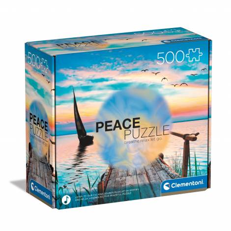 Clementoni Παζλ Peace Puzzles Wind 500 τμχ