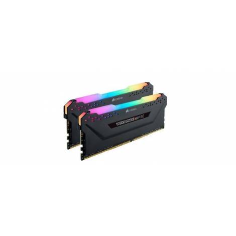 CORSAIR RAM DIMM XMS4 KIT 2x8GB CMW16GX4M2C3200C16, DDR4, 3200MHz, LATENCY 16-18-18-36, 1.35V, VENGEANCE RGB PRO, XMP 2.0, RGB LED, BLACK, LTW.