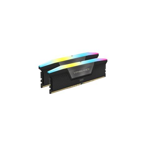 CORSAIR RAM DIMM XMS5 KIT 2x16GB CMH32GX5M2E6000C36, DDR5, 6000MHz, LATENCY 36-44-44-96, 1.40V, VENGEANCE RGB, XMP 3.0, BLACK, LTW.