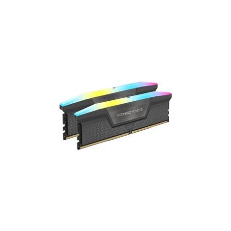 CORSAIR RAM DIMM XMS5 KIT 2x16GB CMH32GX5M2E6000Z36, DDR5, 6000MHz, LATENCY 36-44-44-96, 1.4V, VENGEANCE RGB DDR5, DUAL PROFILE INTEL XMP & AMD EXPO, BLACK PCB, HEATSPREADER GREY, LTW.