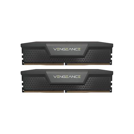 CORSAIR RAM DIMM XMS5 KIT 2x16GB CMK32GX5M2B6600C38, DDR5, 6600MHz, LATENCY 38-48-48-106, 1.4V, VENGEANCE, XMP 3.0, BLACK PCB, HEATSPREADER BLACK, LTW.