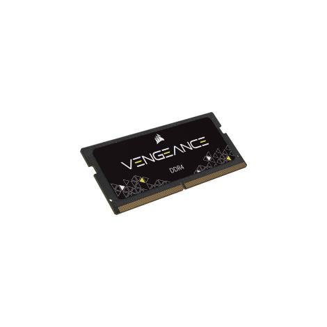 CORSAIR RAM SODIMM XMS4 16GB CMSX16GX4M1A3200C22, DDR4, 3200MHz, LATENCY 22-22-22-53, 1.20V, VENGEANCE, BLACK, LTW.