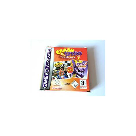 Crash & Spyro Super Pack Vol. 2 : Crash Nitro Kart & Spyro 2 Season Of Flame (GAME BOY ADVANCE)