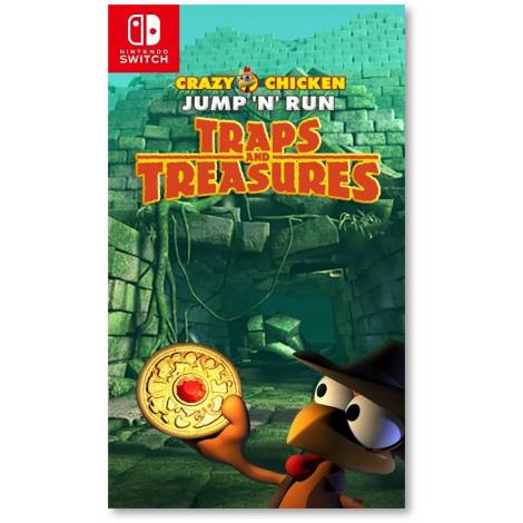 Crazy Chicken : Traps & Treasures (Code In A Box) (NINTENDO SWITCH)