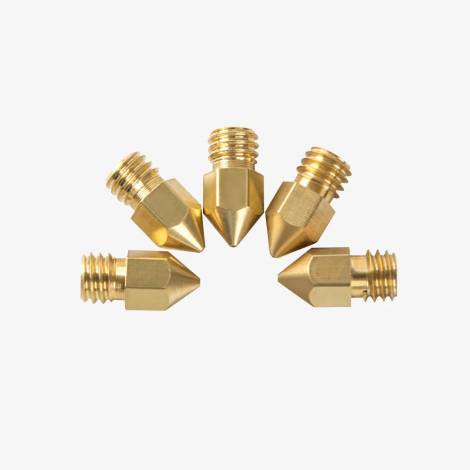 CREALITY 0,4mm Brass Nozzle Kit (x5 pcs) of 6x13mm International Brass Nozzles