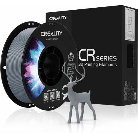 Creality CR-PETG Grey 3D Printer Filament, Hard Glossy, Tensile Str. 49MPA 1 kg 1.75 3301030039 gray