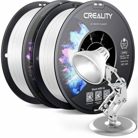 Creality CR-PETG Value Pack 2kg - 2x White 3D Printer Filament