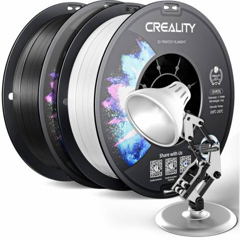 Creality CR-PETG Value Pack 2kg - Black & White 3D Printer Filament