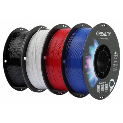 Creality CR-PETG Value Pack 4kg - Black & White & Red & Blue 3D Printer Filament