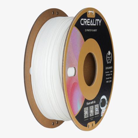 CREALITY CR-PLA Matte Gypsum White, 3D Printer Filament 1 kg Spool,1.75mm (3301010296)