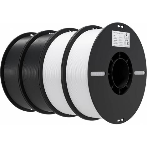 Creality EN-PLA Value Pack  2 Χ Black & 2 Χ White - Ender Filament 4kg 1.75 (3301010473)