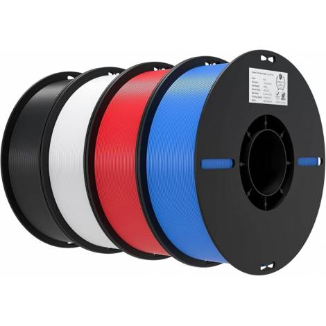 Creality EN-PLA Value Pack Black & White & Red & Bule - Ender Filament 4kg 1.75 (3301010474)