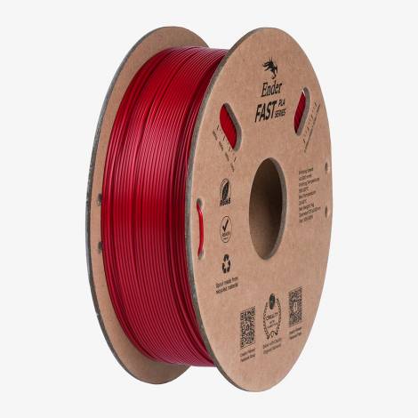 Creality Ender Fast PLA Fire Red 300mm/s 3D Printer Filament  1 kg Spool,1.86