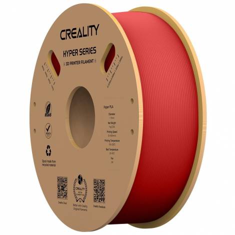 Creality Hyper PLA Red 3D Printer Filament, High Speed, 1 kg Spool1.75