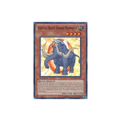 Crystal Beast Amber Mammoth SUPER RARE (RYMP)