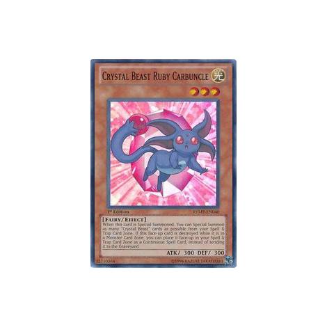 Crystal Beast Ruby Carbuncle SUPER RARE (RYMP)