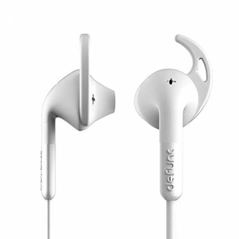 Defunc GO SPORT In-Ear Earbuds Ενσύρματα Ακουστικά σε λευκό χρώμα