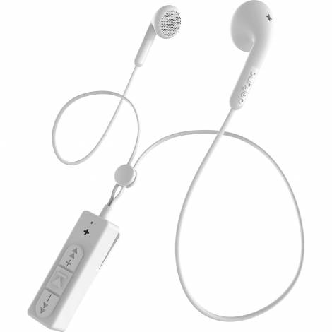 Defunc PLUS TALK In-Ear Bluetooth Earbuds Ασύρματα Ακουστικά σε λευκό χρώμα