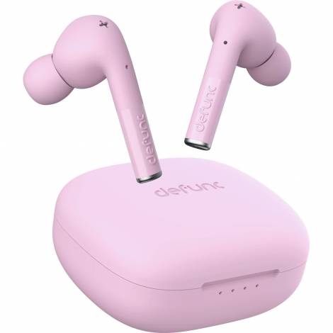 Defunc TRUE ENTERTAINMENT Bluetooth 5.2 Ασύρματα True Wireless Ακουστικά με θήκη (ροζ)