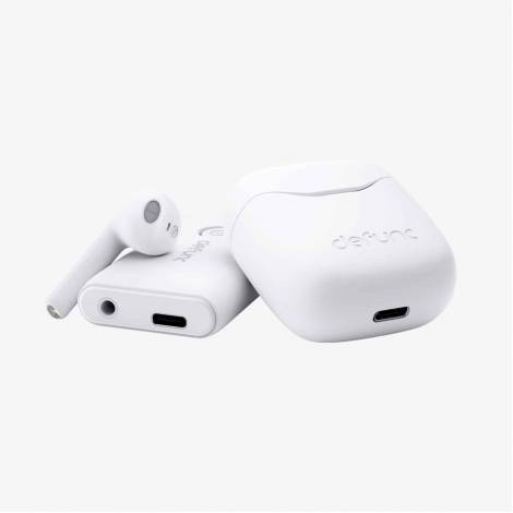 Defunc TRUE TRAVEL Kit Bluetooth 5.3 Ασύρματα True Wireless Ακουστικά με θήκη (Λευκό)