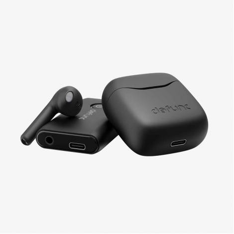 Defunc TRUE TRAVEL Kit Bluetooth 5.3 Ασύρματα True Wireless Ακουστικά με θήκη (μαύρο)