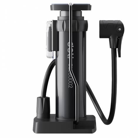 DELI FLOOR PUMP 5.5BAR/80PSI Φ43.5x145MM BLACK