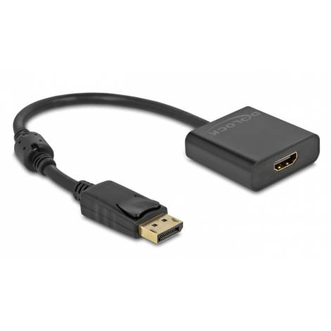 DELOCK αντάπτορας DisplayPort σε HDMI 63585, 4K/30Hz, active, μαύρος
