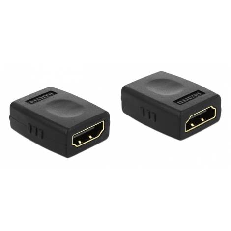 DELOCK αντάπτορας HDMI θηλυκό σε θηλυκό 65049, 4K/30Hz, μαύρος